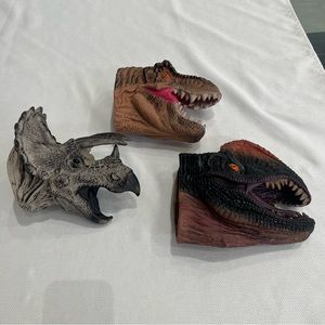 NWOT Dinosuar Head Puppets Realistic Glove Hand Puppet for Kids